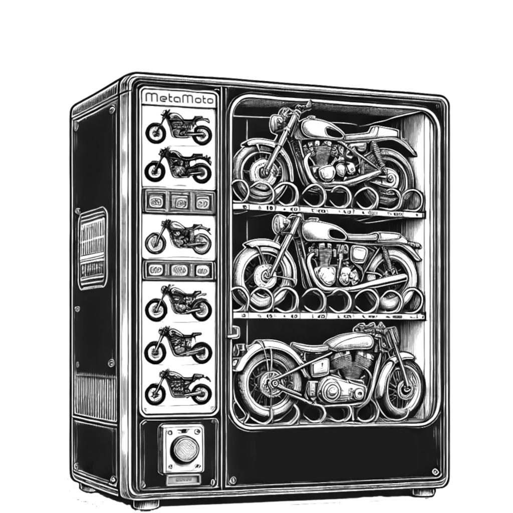 Motorcycle vending machine